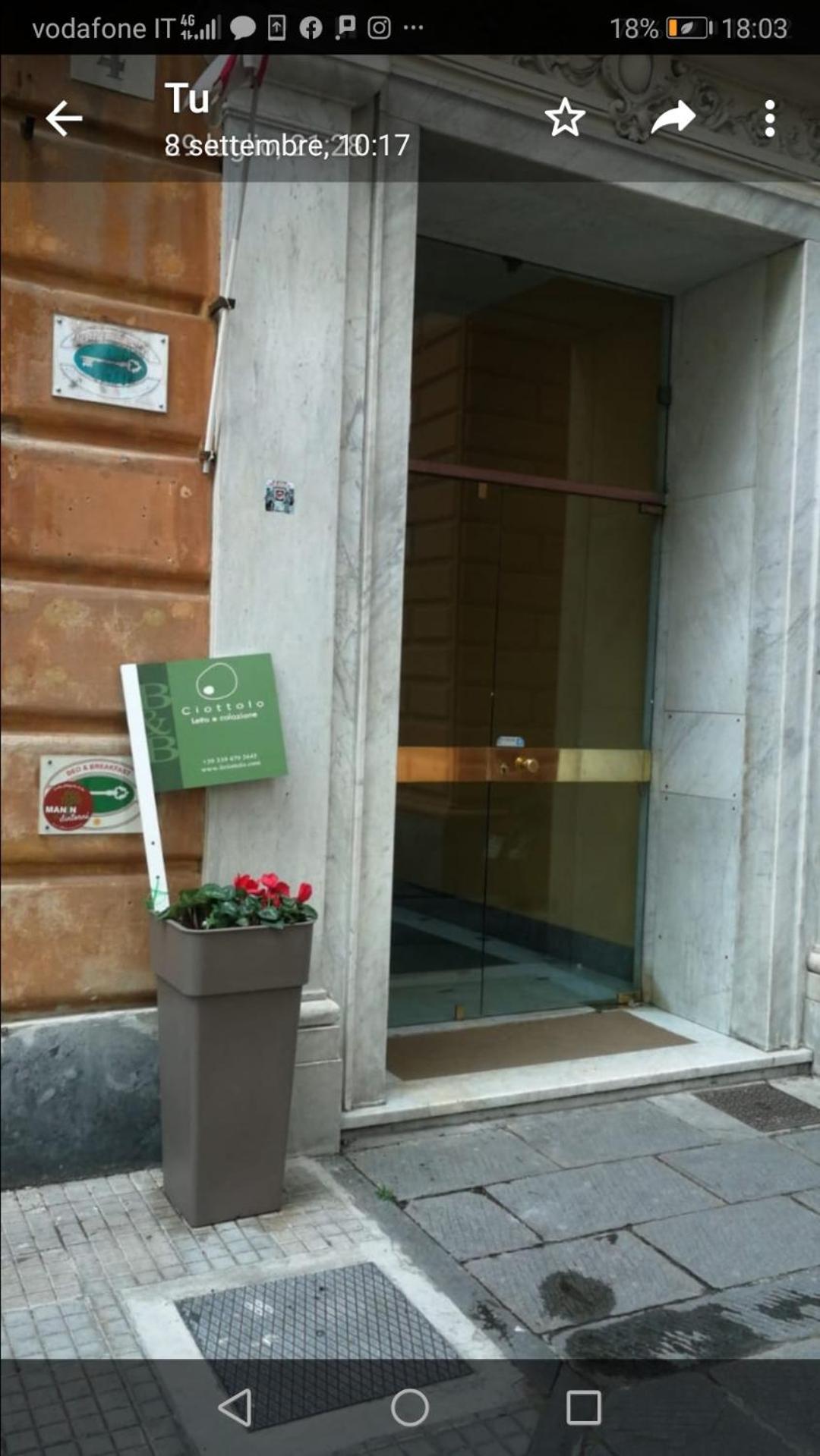 Il Ciottolo Bed & Breakfast Genoa Luaran gambar